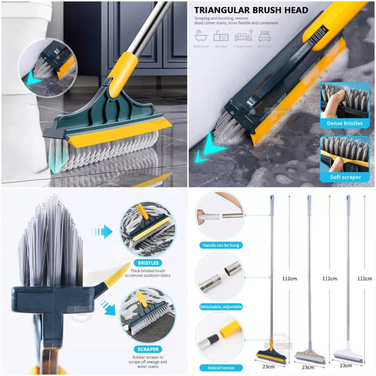 2-in-1 Floor & Tile Scrubber 120° Rotatable