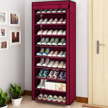 8 Layer Portable Dustproof Shoe Rack