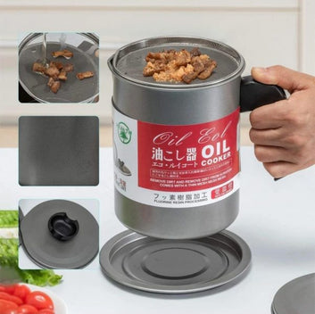 High Quality Fryer Oil Filter Pot Carbon Steel